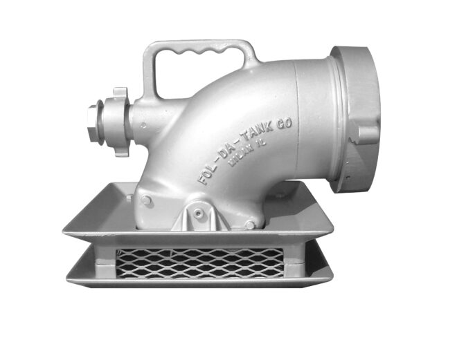 Aluminum low flow strainer